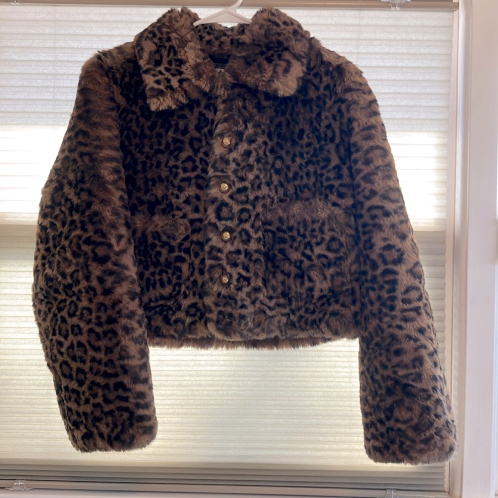 Maeve Faux Fur Coat